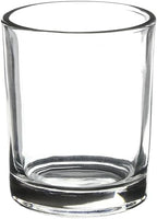 WGV Tea Light Votive Candle Holder 2x2.4, Clear Tiny Utility Cylinder Glass Vase, Small Planter Terrarium for Home Accent Decor, 1 Pc