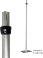 Portable Pipe and Drape Heavy Duty Backdrop Stand, ADJ Metal Frame and Heavy Metal Base for Wedding, Birthday Party, Photography Backdrop(1*VerticalBar 7-12FT)
