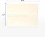 LUXPaper A7 Invitation Envelopes | Peel & Press | 5 1/4" x 7 1/4" | Champagne Metallic | 80lb. Text | 250 Qty
