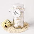 Custom Gift Tags - Personalized Wedding & Birthday Party Favors, Round Kraft Paper Hang Tags with String
