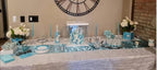YOUR CHAIR COVERS - 60 x 102 inch Rectangular Crinkle Taffeta Tablecloth - White, Rectangle Table Linens for 6 ft Rectangular Tables, Wedding Crushed Table Cloth