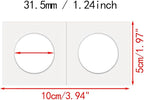 200 PCS Premium Cardboard Coin Flips 2 x 2 inch Coin Collection Supplies for Half Dollar, Mylar Coin Flips Coin Holders for Collectors (Half Dollar Coin Flips)