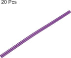 uxcell 20pcs Hot Glue Sticks for Glue Gun 7mm/0.28-inch x 8-inch Mini Hot Melt Adhesive Glue Stick Purple