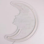 Moon Neon Light Sign for Wall Decor, 5v USB Powered & Dimmable Love You to the Moon and Back LED Light for Girls Kids Bedroom Living Room Home Party Decor
