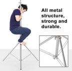 Stainless Steel Backdrop Stand 9.5ftx10ft Photo Stand for Backdrop Video Adjustable Background Support Stands for Portrait & Studio Photography, Photoshoot, Parties, Baby Shower, Birthday, Wedding