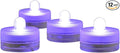 KITOSUN Submersible LED Lights cr2032 Battery Powered Underwater Waterproof LED Tea Light Candles for Events Wedding Centerpieces Vase Floral Xmas Holidays Home Decor Lighting(Pack of 12) (Purple)