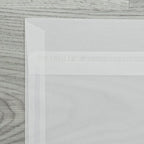 LUXPaper Square Invitation Envelopes | Peel & Press | 7" x 7" | Clear Translucent | 30lb. Text | 50 Qty