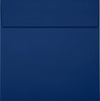 LUXPaper Square Invitation Envelopes | Peel & Press | 6" x 6" | Navy Blue | 80lb. Text | 50 Qty