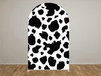 Arch Backdrop Chiara Arch Stand Covers Stretchy Spandex Fabric Cow Pattern Background for Birthday Baby Shower Party Decoration