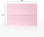 LUXPaper A7 Invitation Envelopes | Peel & Press | 5 1/4" x 7 1/4" | Rose Quartz Metallic | 80lb. Text | 1,000 Qty