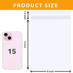 PigPotParty 6"x9" Cellophane Cookie Bags Self Sealing, 200 Pcs Clear Plastic Treat Individual Cookie Bags with seal, Perfect for Goodies, Party Favors, Snacks, Gift Wrapping