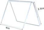 20 Pack AITEE Mini Chalkboard Signs - Acrylic Tabletop Signs for Food, Weddings, Parties & Messages