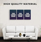Dreamcontroller Custom Wall Canvas Posters Wall Art Decor (Set of 3) I Personalized Framed Photo To Canvas Print Banner For Bedroom, Livingroom & Office | Made In Usa | Fast Delivery | Hd Print