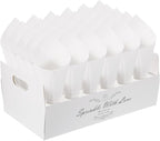 PATIKIL Wedding Confetti Cones Holder Box, 30 Holes Confetti Stand Tray Box Petals Flower Holder for Party Engagement Holiday Birthday DIY Decoration, White