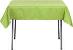 Efavormart 54x54 Lime Green Wholesale Linens Seamless Polyester Square Linen Tablecloth for Wedding Banquet Party Restaurant