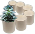 XCEL Floral Foam Block Unlike Any Other - Reusable Floral Blocks Flower Foam for Artificial Flower Arrangements (Cream - 3" x 3" Round (10 Pack))