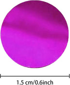 Purple Foil Confetti,Round Dots Glitter Table Confetti,Sparkling for Party Decorations(1.76 OZ)