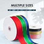 1/8" Wide x 100 Yards Single Face Polyester Satin Ribbon, Satin Ribbon for Crafts, Gift, Hair Bows, Wedding Party Decoration, Bow Making & Other Projects (Black)