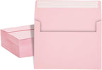 A7 Invitation Envelopes - Peel & Press - 24lb Heavy Duty Envelopes for Wedding Baby Shower Birthday Invitations - 5 1/4" x 7 1/4" (Pastel Pink, 250)
