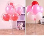 LANGXUN 28" Height Table Balloon Stand Kit for Birthday Party Wedding Decorations, Balloons Arch Kit for Graduation Party and Christmas Balloon Decorations (4 Pack)
