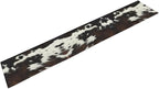 Cow Print Table Runner, Brown Cowhide Print Western Style Table Runner Country Farmhouse Cottage Cow Patten Table Decoration for Home Kitchen Dining, 13x70 Inch