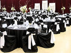 Obstal 50 PCS Satin Chair Sashes Bows for Wedding Reception- Universal Chair Cover Back Tie Supplies for Banquet, Party, Hotel Event Decorations
