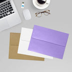 LUXPaper A7 Invitation Envelopes | Peel & Press | 5 1/4" x 7 1/4" | Amethyst Metallic | 80lb. Text | 500 Qty