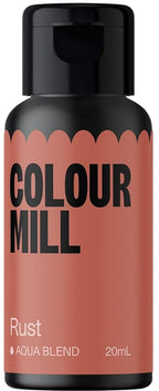 Colour Mill Aqua Blend Water-Based Food Coloring, 20 Milliliters Rust