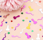 Bachelorette Party Decorations - Naughty Glitter Confetti, 3500Pcs Table Decoration for Valentine's Day, Wedding, Engagement Supplies