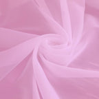 Window Pink Sheer Curtains 108 Inches Long 2 Panels Sheer Curtain Basic Rod Pocket Panel for Bedroom Children Living Room Yard Kitchen (Pink, 52" W x 108" L | 2 pcs)