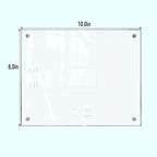 HELPLEX Picture Frames, 1 Pack 8x10 inch Acrylic Picture Frame Clear 8 x 10 Photo Frames Magnetic Picture Frames Ready for Tabletop Display, Effectively Protect Photos from Fading and Yellowing