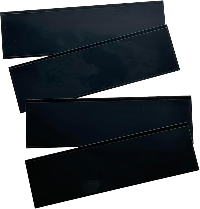 Philatelic Display Black Card Stamp Cover Stamp Collection Stamp Storage philatelic Album Stamps Collector Stamp Collecting Supplies Stamp Sleeves Stamp (1 Row Stamp Protective Cover 32 pcs)