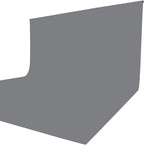 ISSUNTEX 5X7 ft Background Muslin Backdrop, Photo Studio, Collapsible High Density Screen for Video Photography and Television-Gray