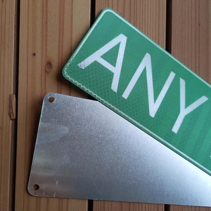 Custom Metal Signs for Home Decor - Personalized Outdoor Street Sign, Fade Resistant Aluminum, UV Protected & Weatherproof - 4x18 Inches