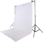 Solid Photography Backdrop Background Chromakey Muslin Portrait Background Screen for Photo Video Studio… (White, 10x20ft)