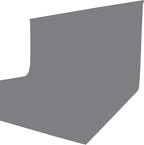 ISSUNTEX 6X9 ft Background Muslin Backdrop, Photo Studio, Collapsible High Density Screen for Video Photography and Television-Gray