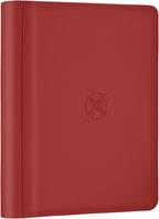 Trading Card Binder, Card Binder 9 Pocket for Trading Cards, Holds 540 Cards, Zippered Premium Card Collection Binder Album for Game Card, Sports Card, Yugioh, MTG (Red)