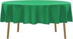 Cupuamon 70 inch Round Tablecloth Washable Polyester Table Cloth Decorative Table Cover for Wedding Party Dining Banquet（70 inch,Emerald）