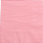 JAM PAPER Medium Lunch Napkins - 6 1/2 x 6 1/2 - Baby Pink Pastel - 50/Pack