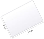 Magicfly Pack of 15 Magnetic Picture Frame with Clear Pocket, 4 x 6 Inches Refrigerator Photo Holder for Fridge Office Cabinet Locker, White