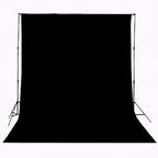 Black Backdrop for Photography Portrait Background Screen for Photo Backdrop Video Photography Studio (10x20ft, Black)