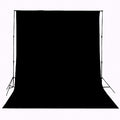 Black Backdrop for Photography Portrait Background Screen for Photo Backdrop Video Photography Studio (8x10ft, Black)