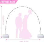 Chamvis Balloon Arch Kit and Electric Balloon Pump, 7.4ft Balloon Arch Stand with Base - for Wedding Baby Shower Birthday Party Decorations