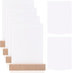 5" x 7"- 6pcs Acrylic 4pcs Frame Sublimation LED Acrylic Photo Frames Night Lights Blanks Heart Shape,with Warm Color Light with Wood Stand for Heat Press Machine Printing