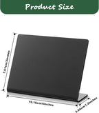 12 Pack Acrylic Mini Chalkboard Signs for Food, Black Mini Tabletop Chalkboard Signs, Small Buffet Chalkboards Signs for Weddings, Birthday Parties, Message Board Signs, Buffet, Bakery and Retail