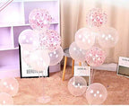 LANGXUN 28" Height Table Balloon Stand Kit for Birthday Party Wedding Decorations, Balloons Arch Kit for Graduation Party and Christmas Balloon Decorations (4 Pack)