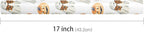 LeZakaa Halloween Wrapping Paper Roll for Kids, Watercolor Ghosts Pumpkins with Bows Spooky Soft Vintage Design, for Trick-or-Treat Decor,Aesthetic Holiday Packaging, Mini Roll 17 in x 16.4 Ft
