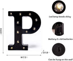 Foaky Black LED Marquee Number Lights Sign Light Up Marquee Number Lights Sign for Night Light Wedding Birthday Party Battery Powered Christmas Lamp Home Bar Decoration