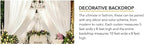 AK TRADING CO. 10 feet x 8 feet IFR Polyester Backdrop Drapes Curtains Panels with Rod Pockets - Wedding Ceremony Party Home Window Decorations - Lemon Yellow