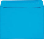 JAM PAPER 9 x 12 Booklet Colored Envelopes - Blue - Bulk 1000/Carton